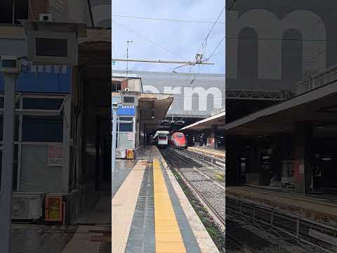 FrecciaArgento ETR-485 in partenza da termini #trenitalia #frecciargento #altavelocità #fs