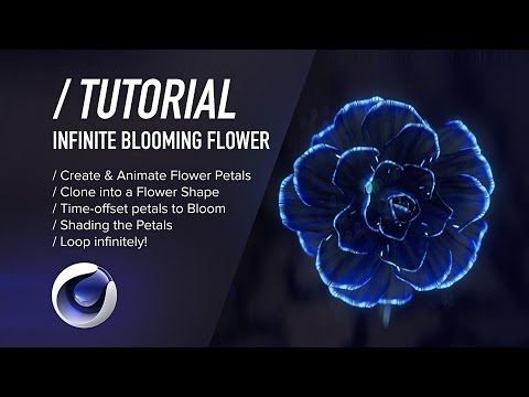 C4D TUTORIAL | Infinite Blooming Flower  [Cinema 4D]