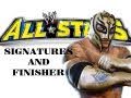 Rey Mysterio - All Signatures and Finisher - WWE All Stars