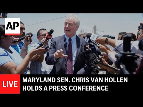 LIVE: Maryland Sen. Chris Van Hollen holds press conference during El Salvador visit