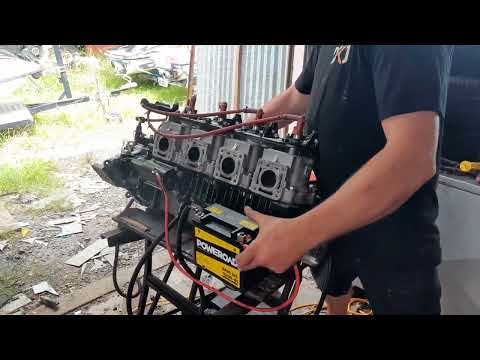 yamaha 1730cc 4 cylinder 2 stroke bench start