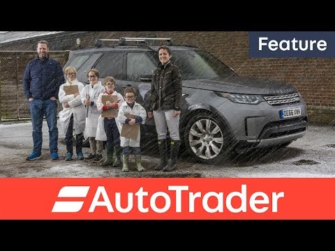 Four children test the new Land Rover Discovery