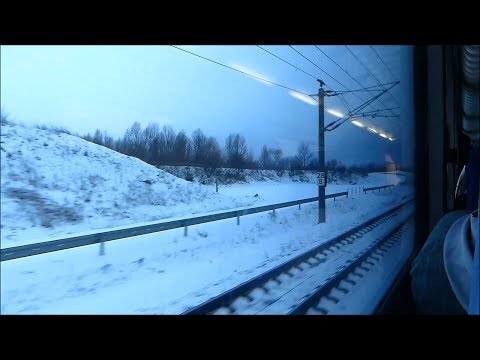 Verschneite SFS Ingolstadt - Nürnberg aus dem München-Nürnberg Express (full)