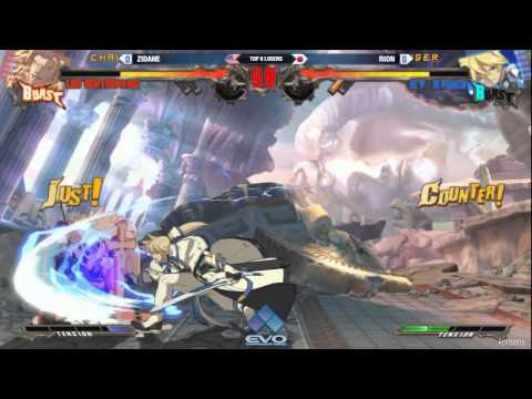 Evo 2015 - GG Xrd Top 8: Zidane vs Rion
