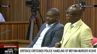 Defence in Senzo Meyiwa murder trial maintains the crime scene was tempered with