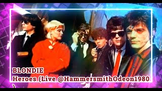 Blondie   Heroes (Live 1980) - Bowie Cover   AI Enhanced Video by RonnyRoo 4KHD HQ