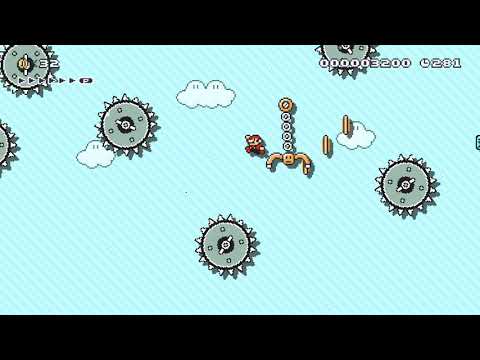 Blue Platform Jumping Skills ||| by eliahSMM 🍄 Super Mario Maker 2 ✹Switch✹ #aul