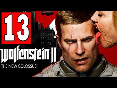 WOLFENSTEIN 2 The New Colossus Walkthrough Part 13 MISSION LOST AT SEA / FIND WYATT