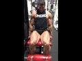 Jeremiah Williams Bodybuilder training Legs