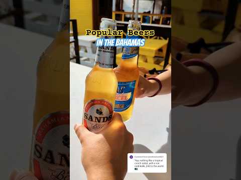 Bahamian Beers! 🍻 What's your fave beer in The Bahamas: Kalik or Sands? 🍺