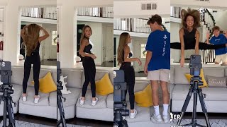 Behind the Scenes of Lexi and Ben making a TikTok!