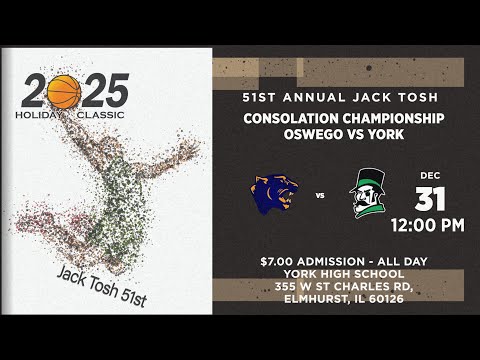 Oswego vs York Jack Tosh Holiday Classic Consolation Championship