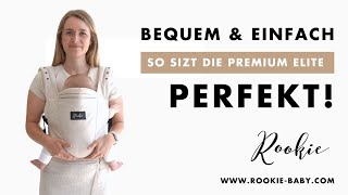 So legst du die Rookie Premium Elite Babytrage richtig an! | Schritt für Schritt Anleitung