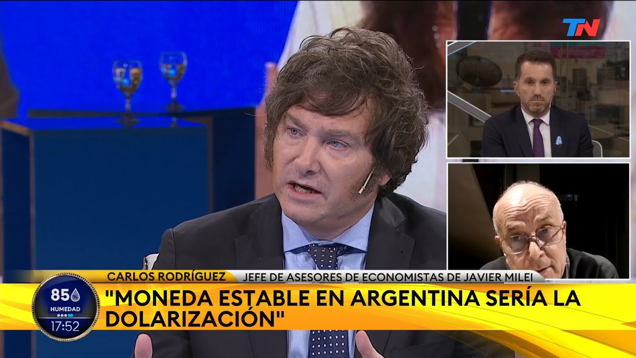 ELECCIONES 2023 I Carlos Rodríguez explica cómo es el plan económico de Javier Milei