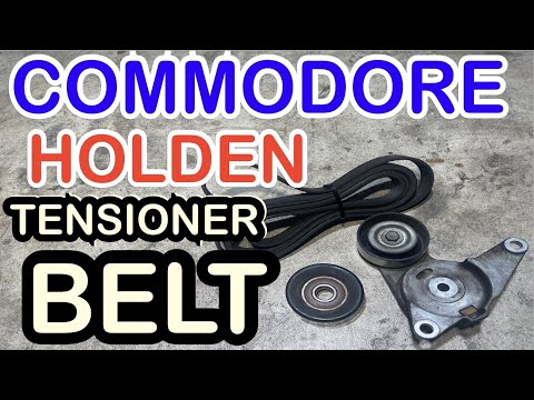 HOW TO REPLACED BELT and TENSIONER  HOLDEN COMMODORE