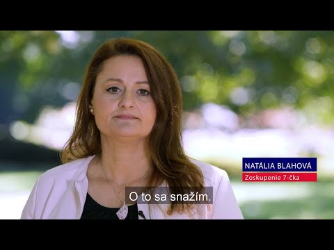 ZOSKUPENIE č. 7: Natália Blahová - Spoločne to dokážeme!