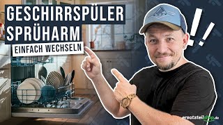 Sprüharm Geschirrspüler tauschen - so geht es!