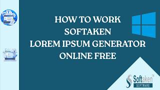 Lorem Ipsum Generator Online Free | Softaken – Generate Placeholder Te