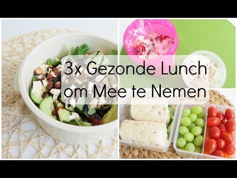 3x Gezonde Lunch: Meenemen naar School of Werk