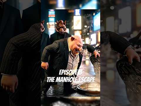 When The Lights Go Dark–Episode 8 | The Manhole Escape | AI Short Film | #trending #animation