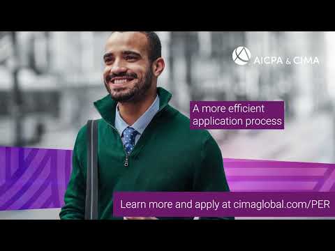 Apply your PER application through the new PER process to become a CIMA member
