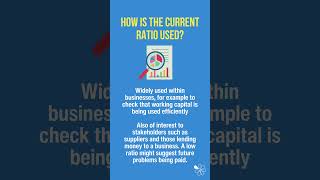 Current Ratio | 60 Second Business