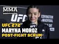 Emotional Maryna Moroz Sends Message To ‘Beautiful’ Ukraine: ‘Stay Strong’ | UFC 272