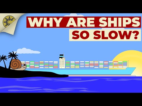 Why Are Ships Much Slower Than Other Vehicles?