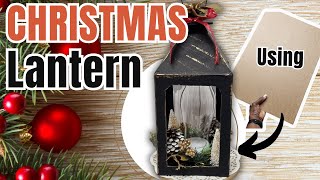 3 Christmas DIYs Using Recycled Cardboard | You Can Make This Lantern Today