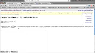 Craigslist Palm Beach County Florida Used Cars for Sale by Owner - Deals Under $1500