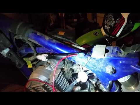 How to wire a headlight to a dirt bike magneto, yamaha ttr125