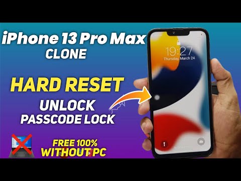 iPhone 13 Pro Max Clone Hard Reset | iPhone 13 Pro Max Copy Passcode Unlock Without PC