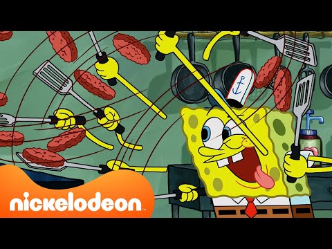 Capa de Bob Esponja | Ranking dos MELHORES Funcionários do Siri Cascudo 🍔  | Nickelodeon em Português