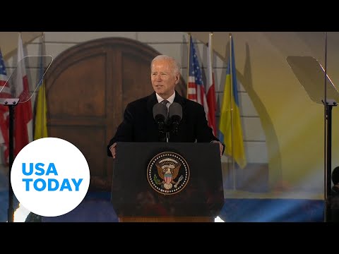 Biden marks one year anniversary of Russia Ukraine war in Poland USA TODAY