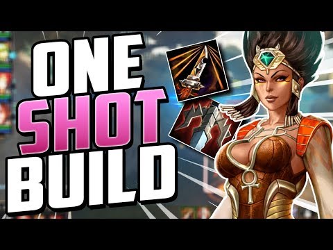 Smite: Serqet ONE SHOT Build - DOUBLE HEARTSEEKER?