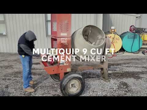 Multiquip 9 cu ft Cement Mixer