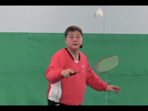 Badminton Hitting Skills For Beginners-How To Do Backhand Spin Net