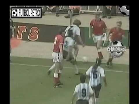 England 2 vs Argentina 2 Amistoso Wembley 1991 FUTBOL RETRO TV