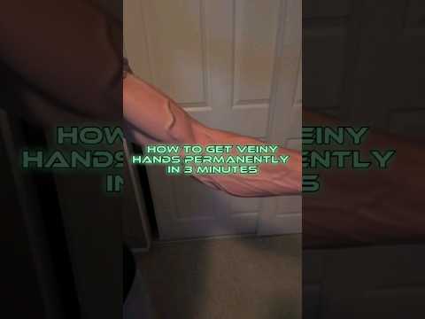 How to get veiny hands permanently in 3 minutes 😱✨️ #shorts