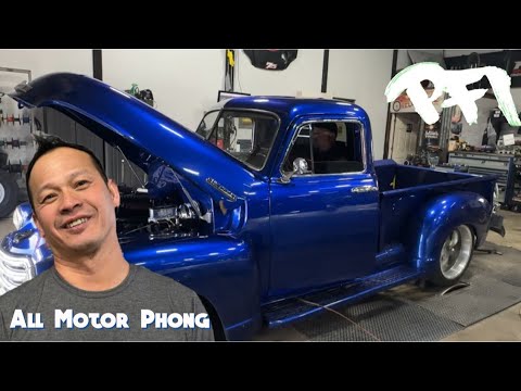 Supercharged Chevy Shakes the Roller!! Phong  Helps us Dyno the Coswheel Ebike !