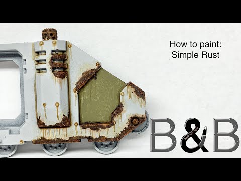 How to paint Simple Rust