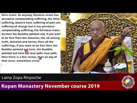 20191211 1900 LZR Kopan - Wheel of life & the 12 links. Death can happen anytime. Remember this!