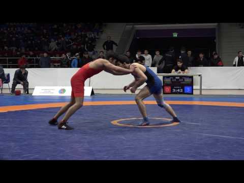 60 kq, sərbəst, FİNAL / Sabutay Əmişov (Neftçi İK) - Xabib Karaçayev (Atasport)