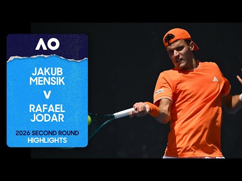 Jakub Mensik v Rafael Jodar Highlights | Australian Open 2026 Second Round