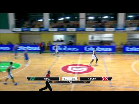 ABA Liga 2014/15, Round 07 match: Krka - Cibona