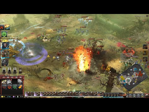 Space Marines vs Eldar - No Limit Mod - Massive Battle - 4K Quality - Warhammer 40K Dawn Of War 3