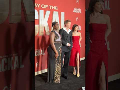 #EddieRedmayne, #LashanaLynch and #ÚrsulaCorberó attend the #TheDayoftheJackal premiere. ❤️‍🔥