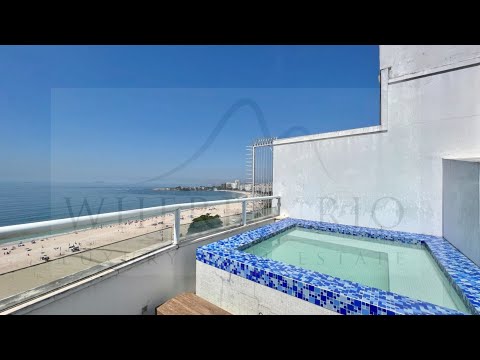 W04.866 - Cobertura duplex com piscina e vista mar em Copacabana
