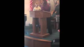 Tina Campbell singing "Destiny" at Evangelistic COGIC