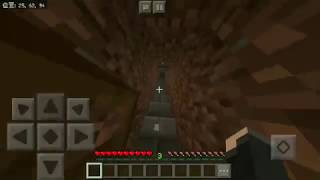 [マイクラPE]洞窟のアスレチックをクリアする